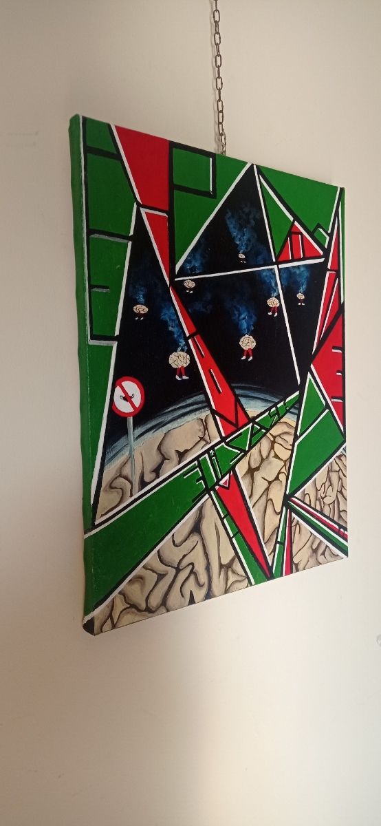 Quadro astratto geometrico