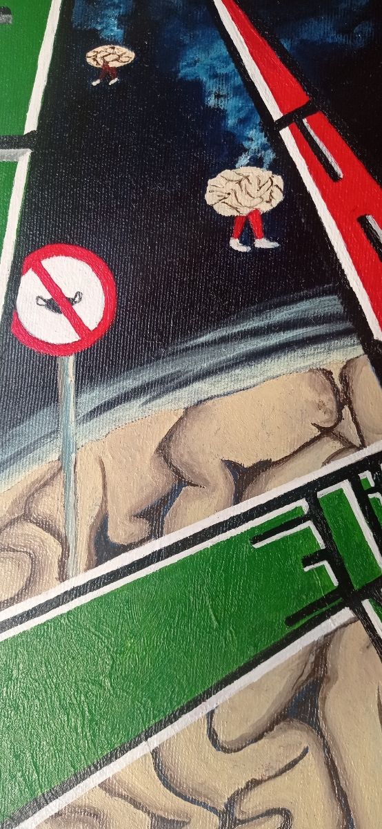 Quadro astratto geometrico