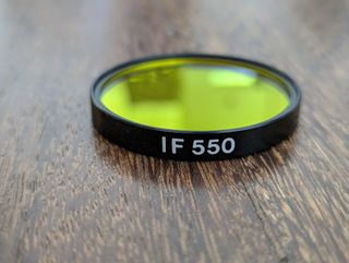 Microscopio Olympus IF550 filtro