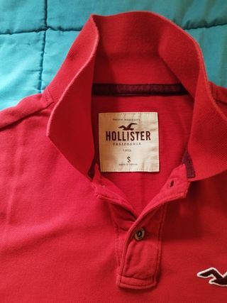 Polo Hollister rojo - Talla S