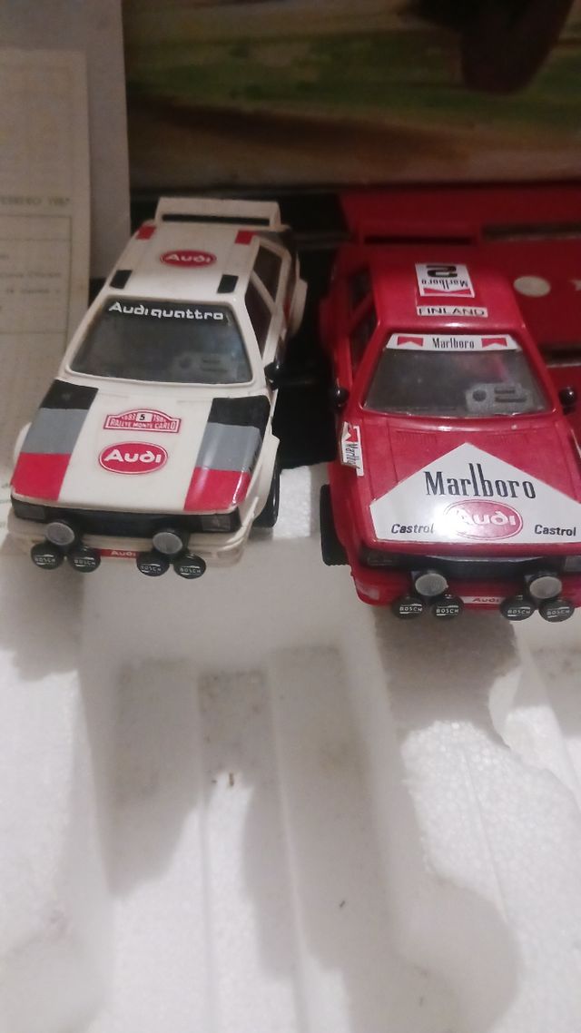 Scalextric: 2 coches Audi Quattro