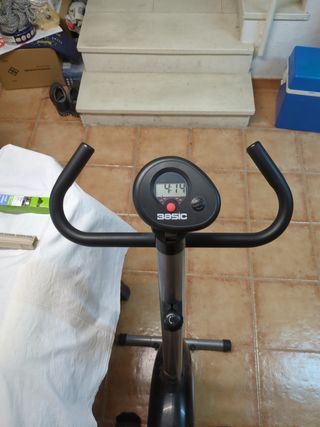 Bicicleta estática.