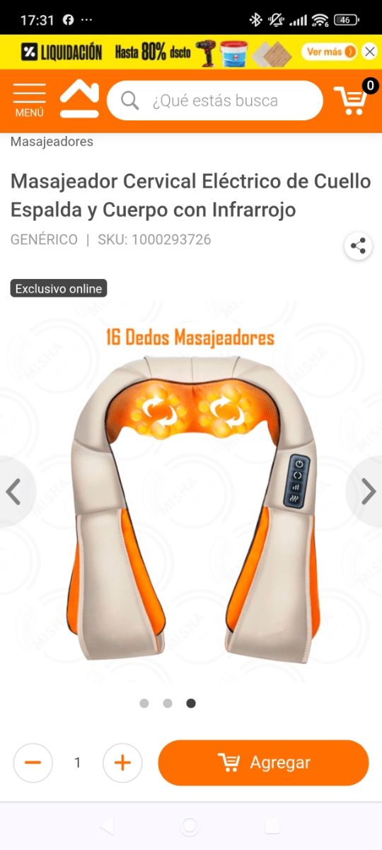 Masajeador cuerpo entero 3D