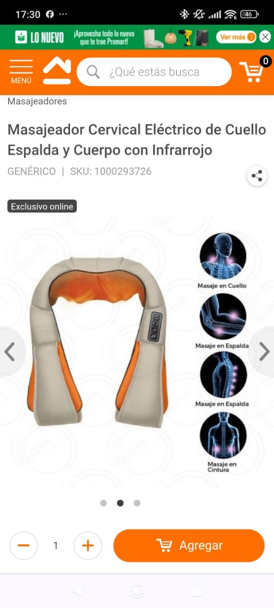 Masajeador cuerpo entero 3D