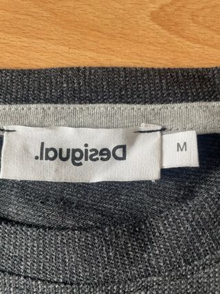 Desigual M - Camiseta manga larga gris