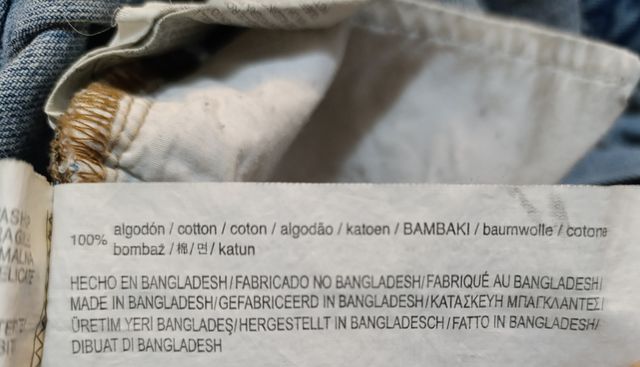 Salopette Jeans Corta Blu