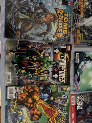 LOTE CÓMICS – MARVEL, TOMB RAIDER, X-MEN, Y MÁS