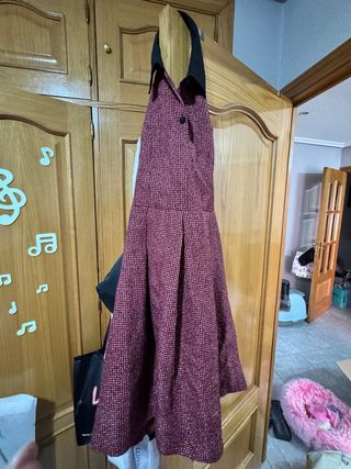 Vestido Maria Mare burdeos