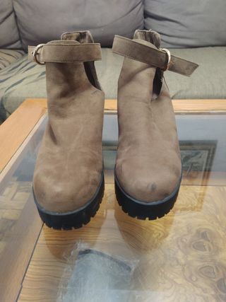 Botines mujer marrón
