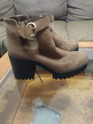 Botines mujer marrón