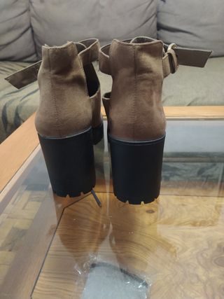 Botines mujer marrón