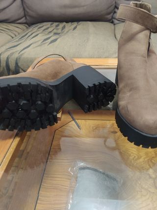 Botines mujer marrón