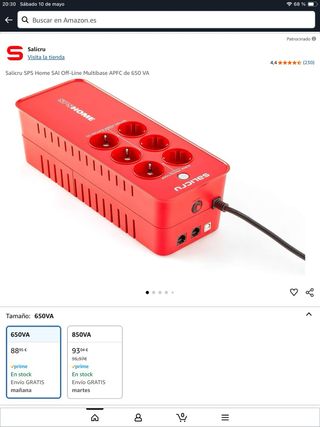 SAI Salicru SPS 650+bateria nueva