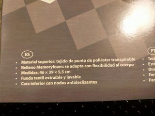 Cojín asiento de vehículos