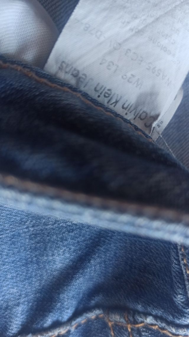 Jeans donna Calvin Klein gamba dritta vita bassa