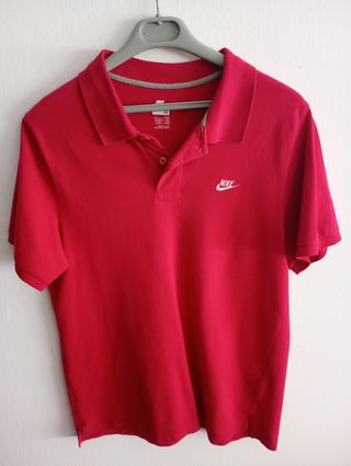 Polo Nike rojo M