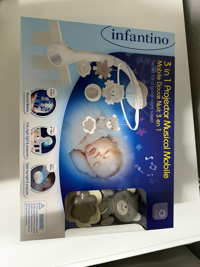 Móvil musical Infantino 3 en 1