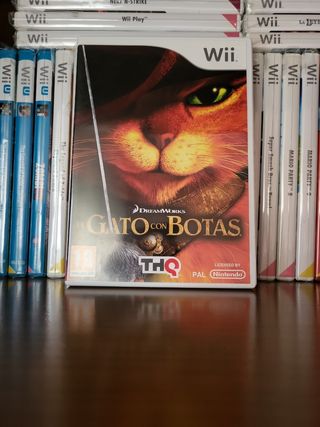 Gato con botas- Wii.