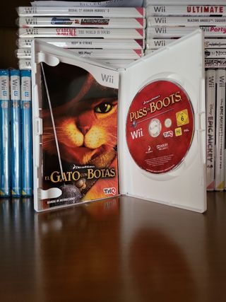 Gato con botas- Wii.