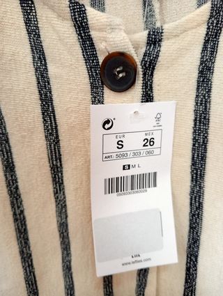 Mono nuevo con etiqueta sin usar 