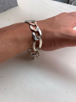 Pulsera plata 925 - pesa  58g
el Bloqueo Roto
