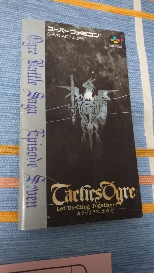 Tactics Ogre Super Famicom 1995, muy buen estado