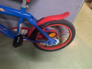 Bicicleta niño 14” spiderman.