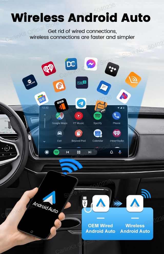 Android auto wireless