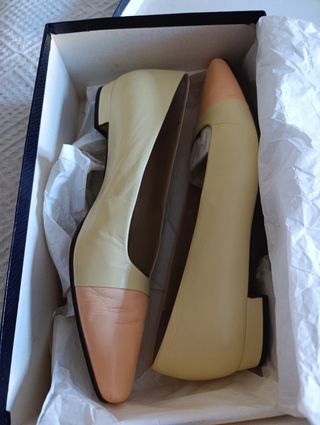 Salones Prada - Amarillo y anaranjado - T 37'5(25c