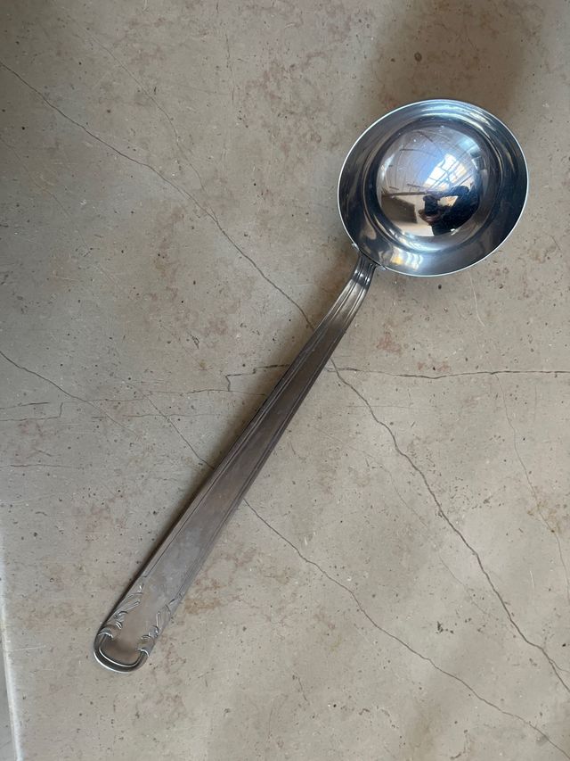 Ramaiolo acciaio inox vintage