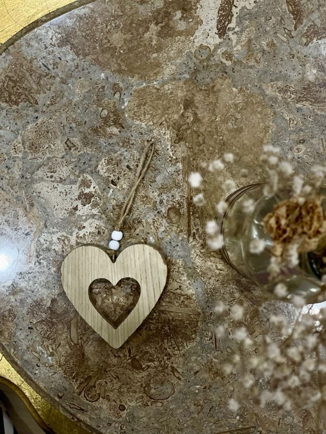 Adorno Corazón Madera