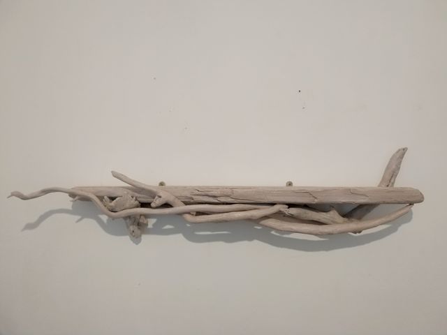 Lampada  legno  marino