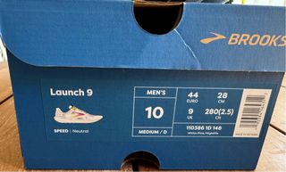 Brooks Launch 9 - Scarpe Running Grigie/Rosa - 44