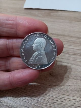 1 SCUDO AG PROOF 1972 - SOVR. ORDINE  MILIT. MALTA