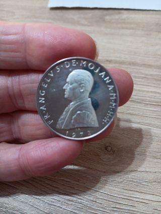 1 SCUDO AG PROOF 1972 - SOVR. ORDINE  MILIT. MALTA