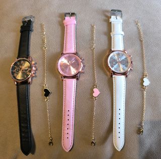 Relojes mujer | Pack 3 relojes + 3 pulseras