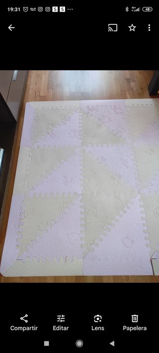 Alfombra puzzle bebé 20 piezas
