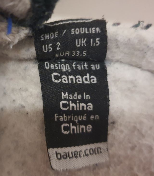 Patines hielo Bauer junior.