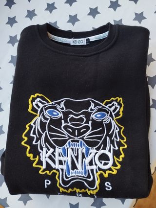 Sudadera Kenzo Tiger Negra - Talla L