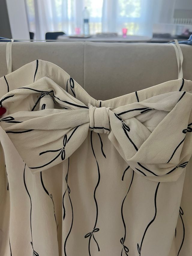 Vestito Elisabetta Franchi panna senza spalline