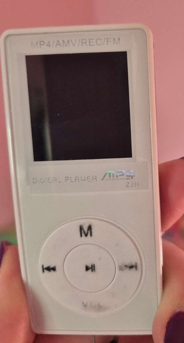 Lettore MP3/MP4 bianco