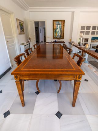 Mesa comedor de lujo con 10 sillas
