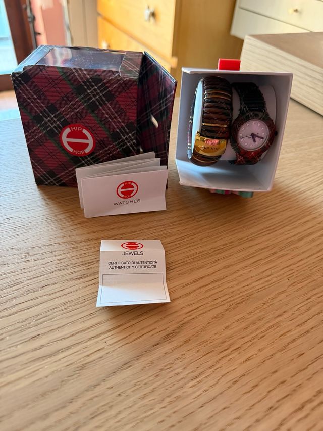Special Pack Limited Edition orologio  bracciale tartan Hip Hop