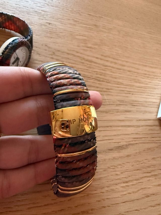 Special Pack Limited Edition orologio  bracciale tartan Hip Hop