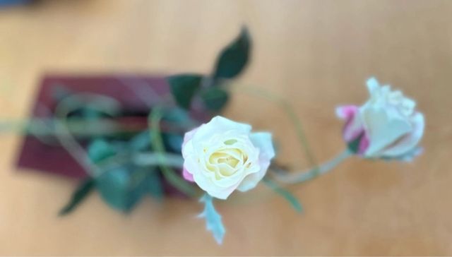 Composición 2 rosas