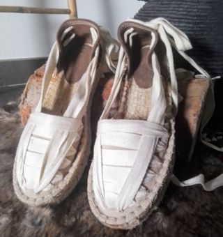 Alpargatas lazos PULL AND BEAR 
