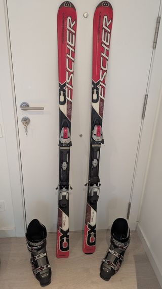 Esquís Fischer CX Air Carbon + Botas Tecnica