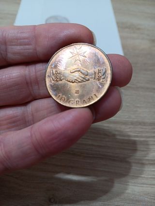 10 Grani Proof 1967. Sovr. Ordine Milit. di Malta 