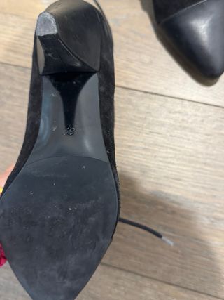 Botines de ante negros