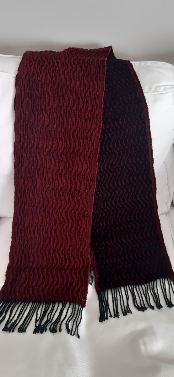 Bufanda bicolor - Rojo y Negro